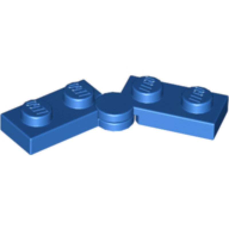 Scharnier Plaat 1x4 Blue